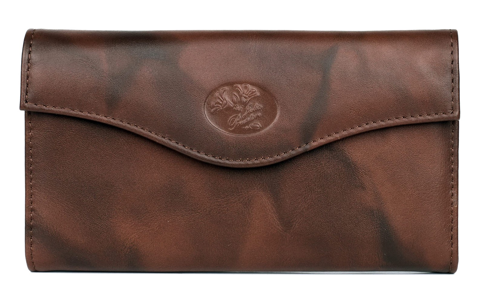 Julia Buxton Heiress Organizer¬Æ Clutch Mahogany