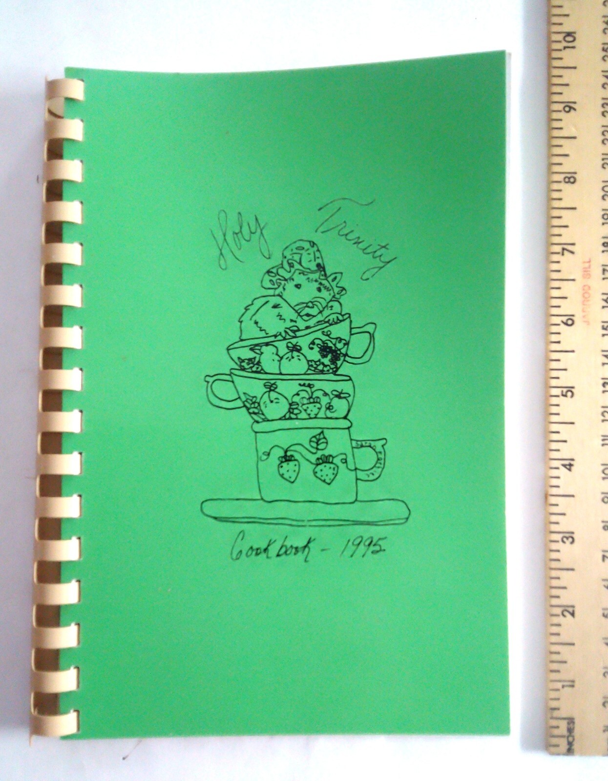 6 Spiral Bound Cookbooks Pre 2000. About 700 pages of interesting recipes