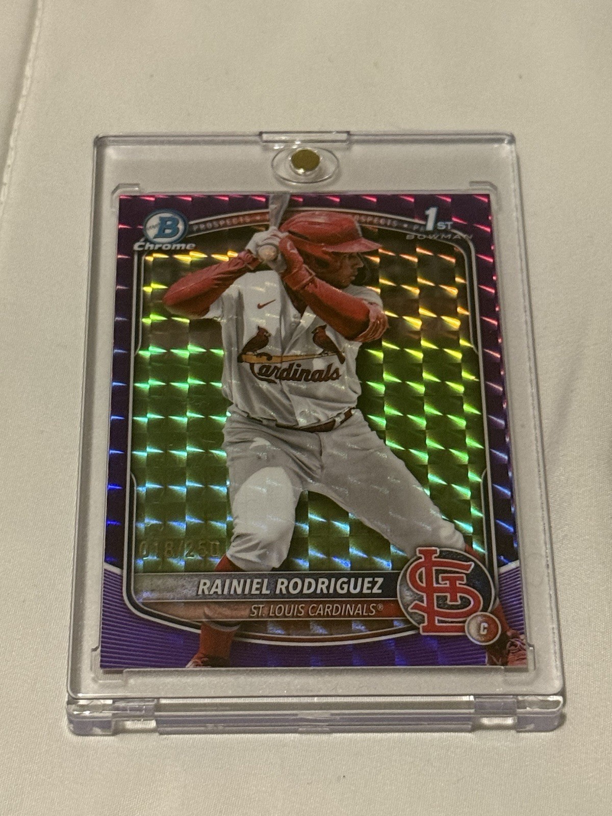 2024 Bowman Chrome Prospects 1st Bowman Rainiel Rodriguez 3 Card Lot