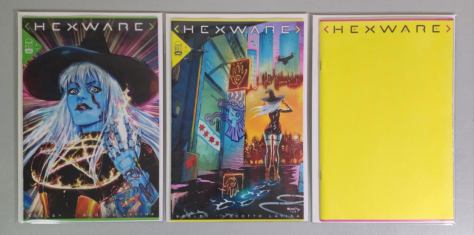 Hexware #1 Cover A B & E High Grade NM Tim Seeley Spawn Image 2022