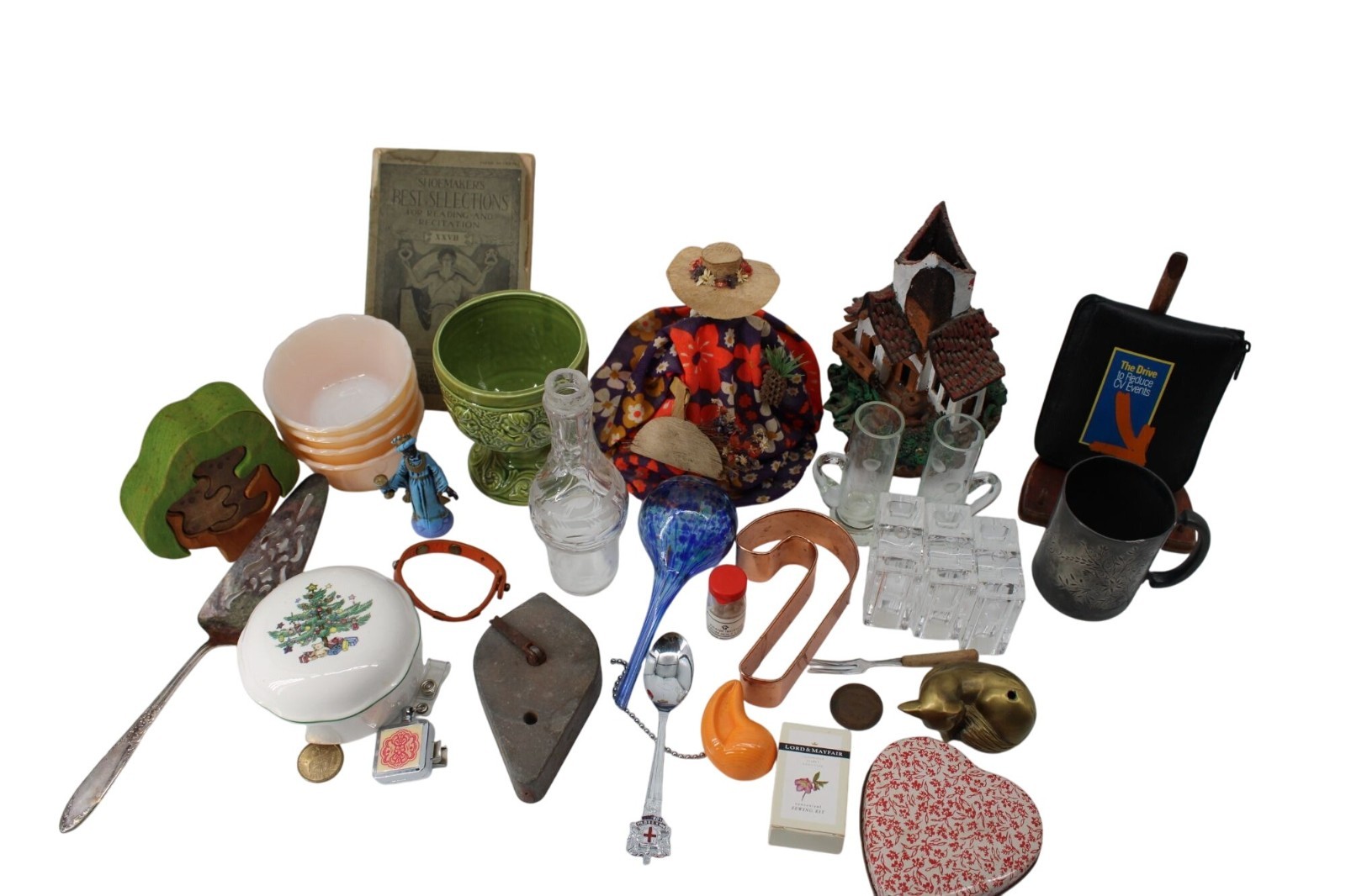 Junk Drawer Lot Vintage Antique 93907 Household Collectibles