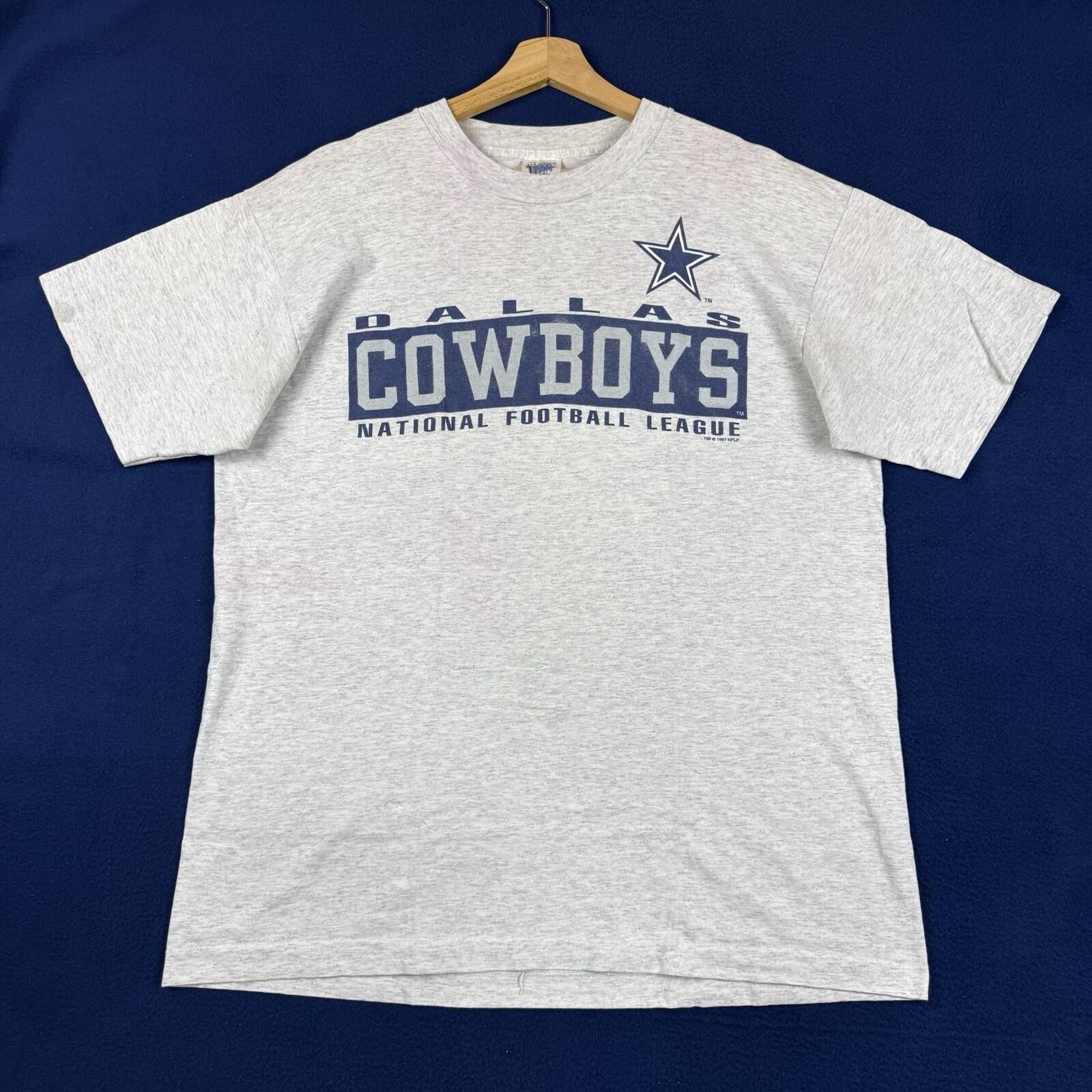 VTG 1997 Dallas Cowboys T-Shirt Men XL Made In USA Single Stitch Fan ‘Flawed’