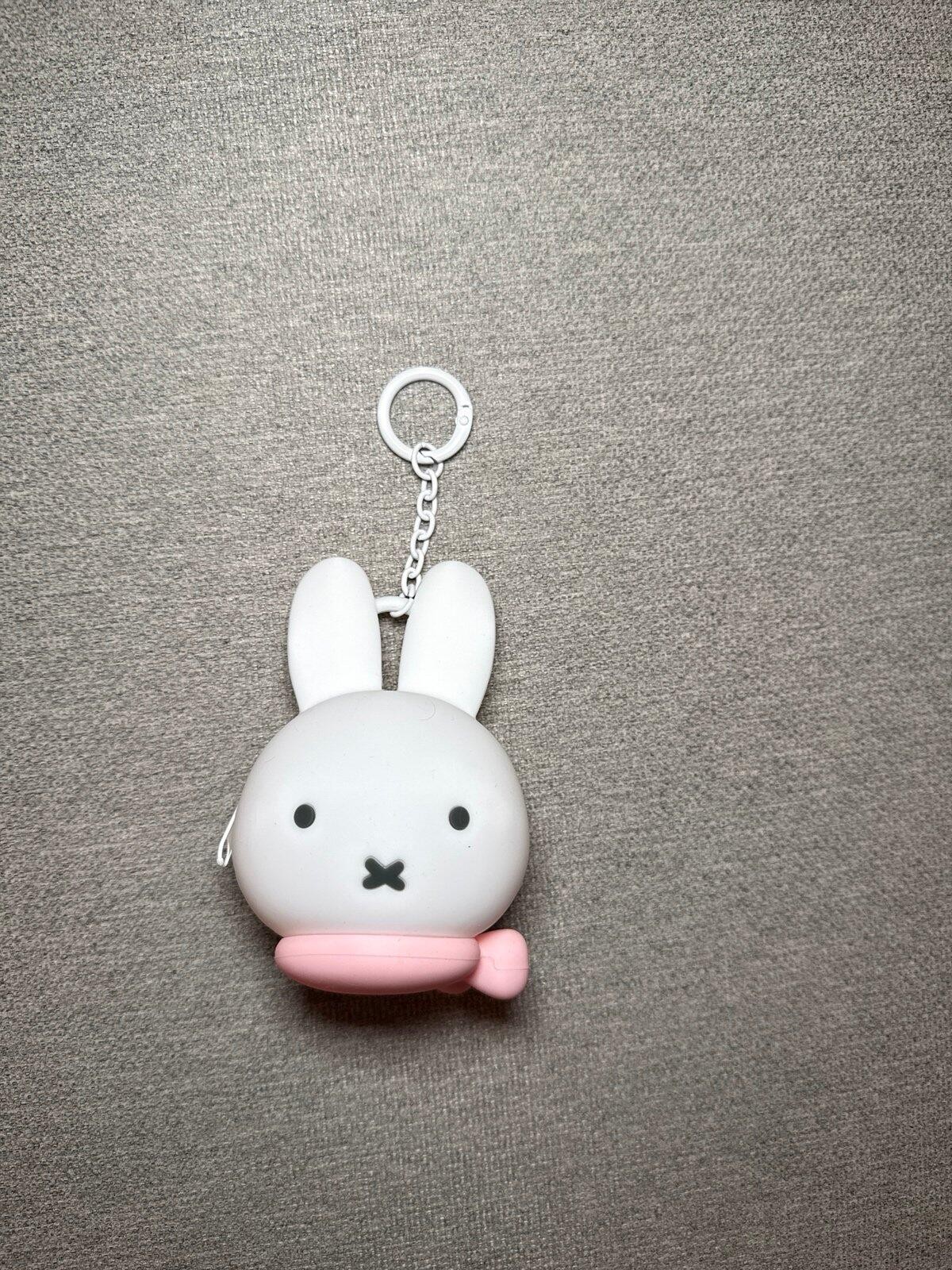 Miffy Head Silicone Blind Box Earbud Case Keychain