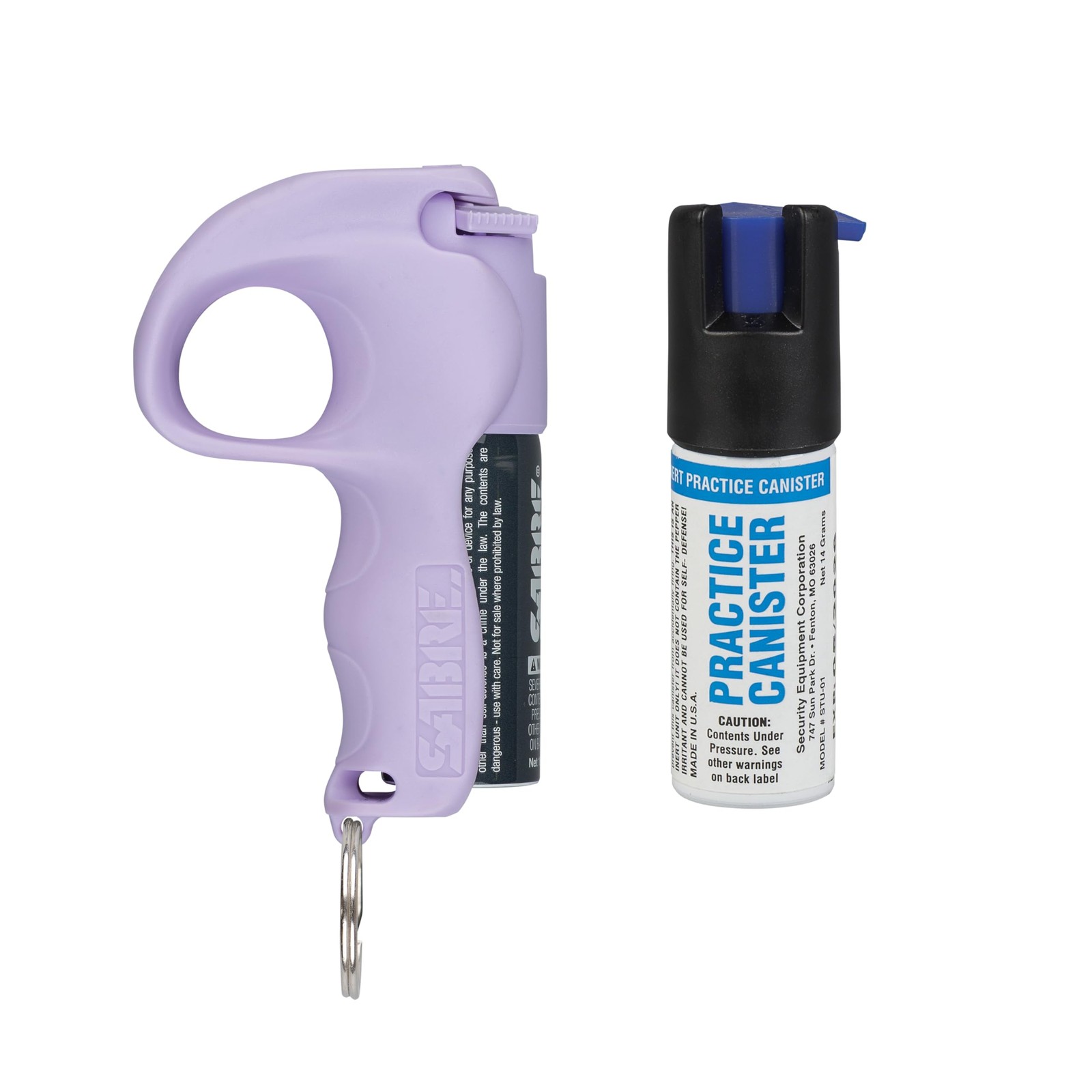 SABRE Pepper Spray Quick Grip Finger Loop Practice Spray Keychain Protection USA