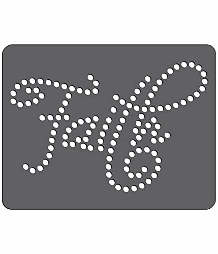 Rhinestone Genie Expression-Faith 5″ Magnetic Rhinestone Template, Black