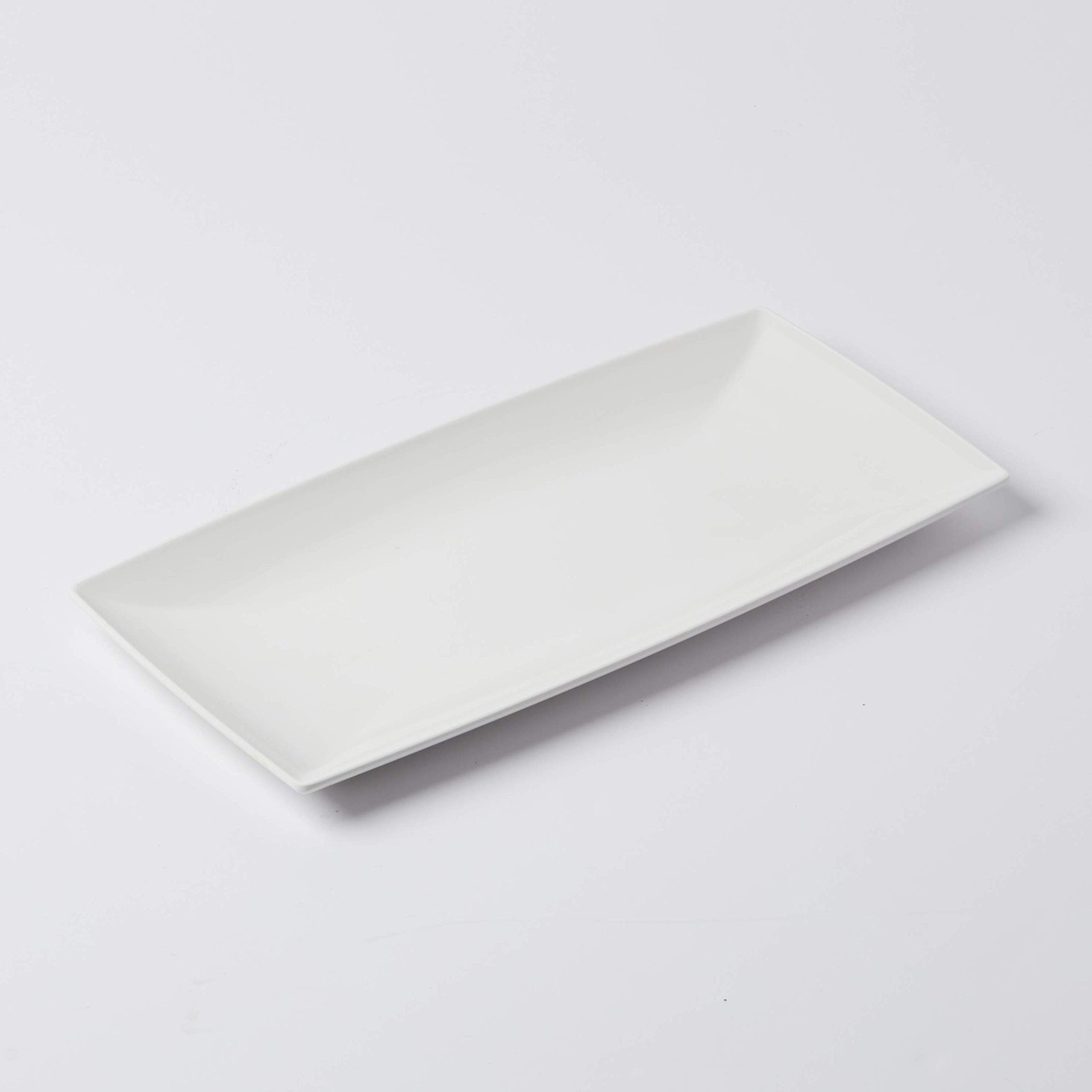 American Metalcraft TMW16 Rectangular Melamine Serving Tray, White, 16-Inches