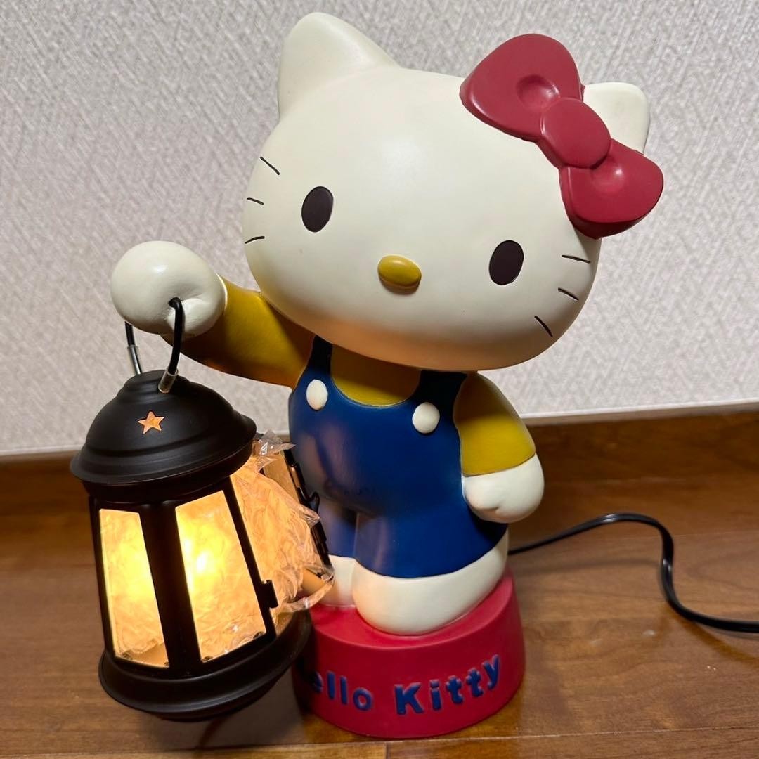 Sanrio Hello Kitty Ceramic Lantern Light 12x6x4 inches Japan Interior Decor