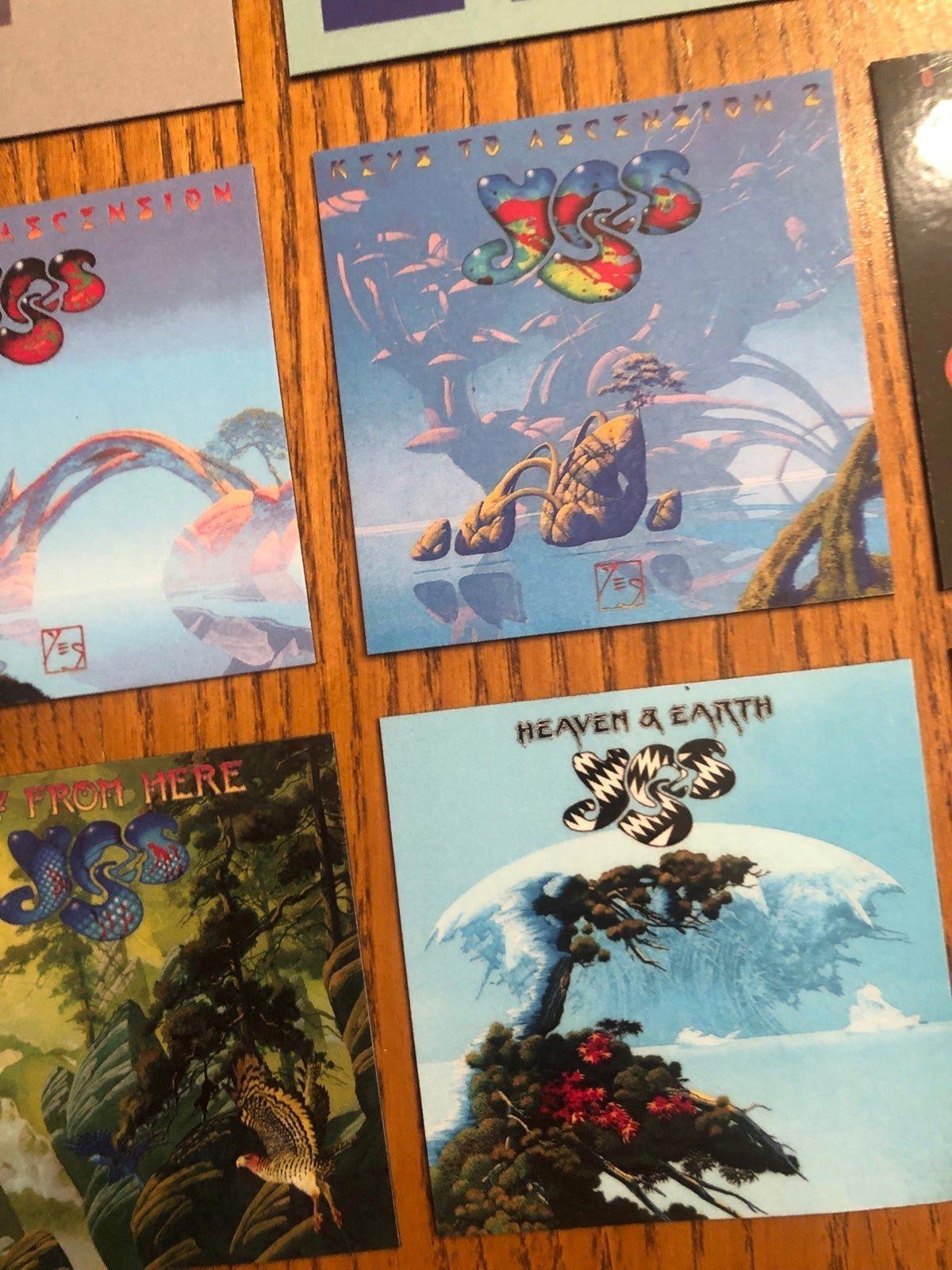 Yes FRIDGE MAGNETS huge set progressive rock classic music gift idea