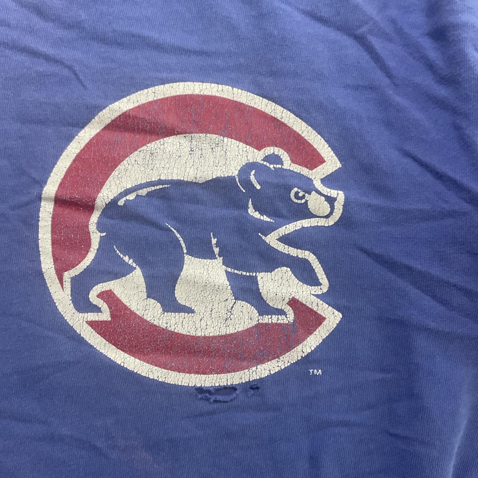 Vintage Chicago Cubs Sammy Sosa #21 T-Shirt Jersey Shirsey Men’s L Majestic 091