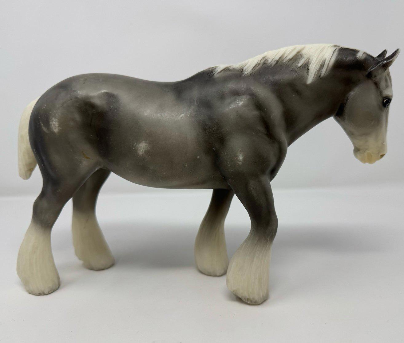 Traditional Breyer Model Horse #1218 Smoke n Mirrors Shire Horse Collectors