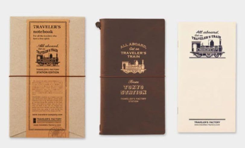 TRAVELER’S FACTORY Tokyo Station Limited Traveler’s Note Regular Size Brown