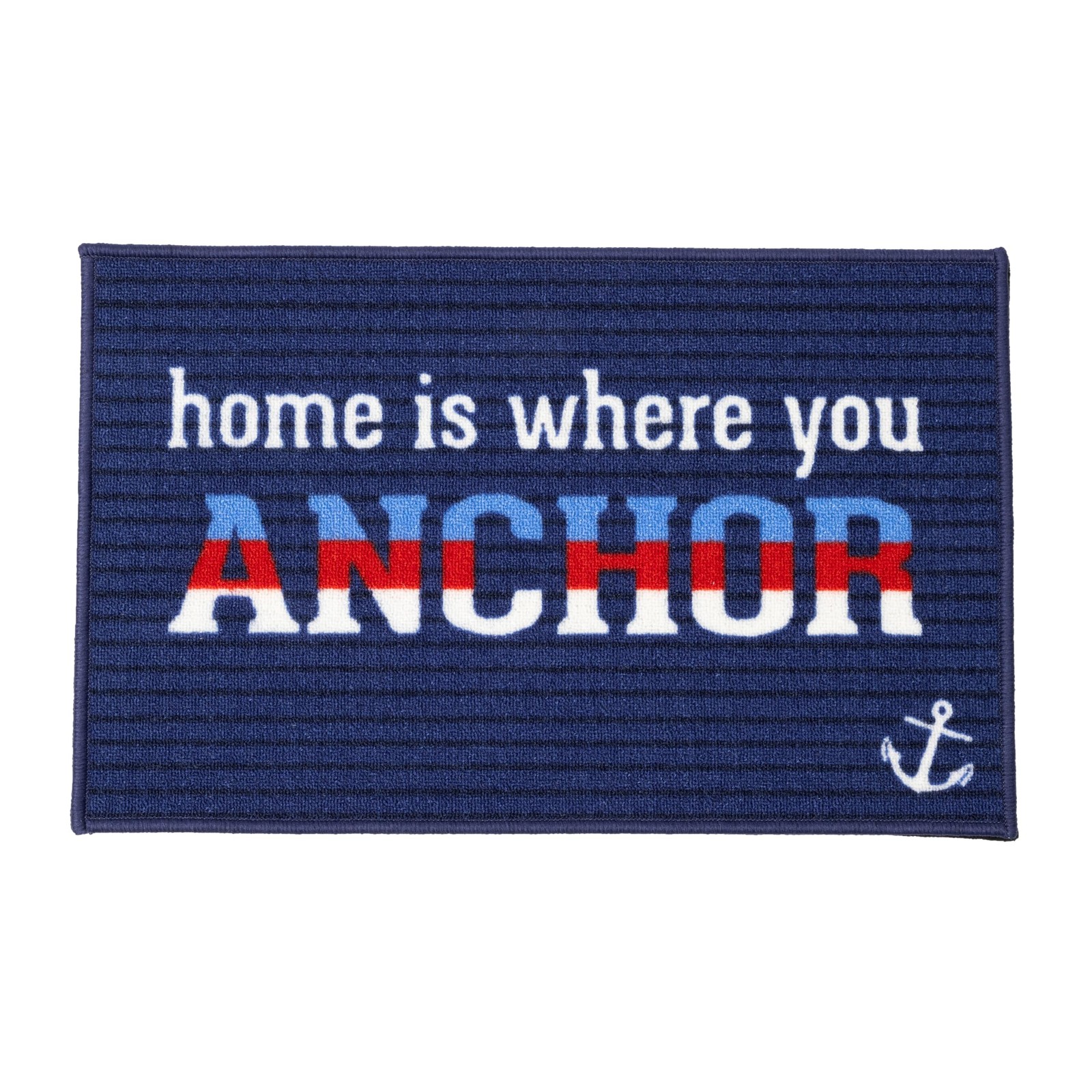 Pavilion Gift Home Anchor Floor Mat 27.5×17.75 Nautical Door Rug