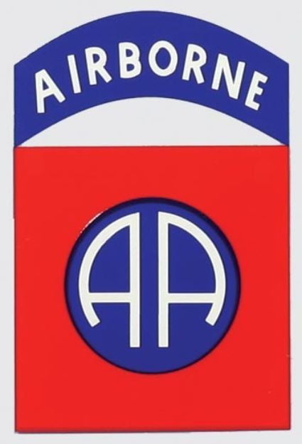 Mylar Decal – 82nd Airborne Combat Service ID Badge 2.75 x 4.25 D67-A