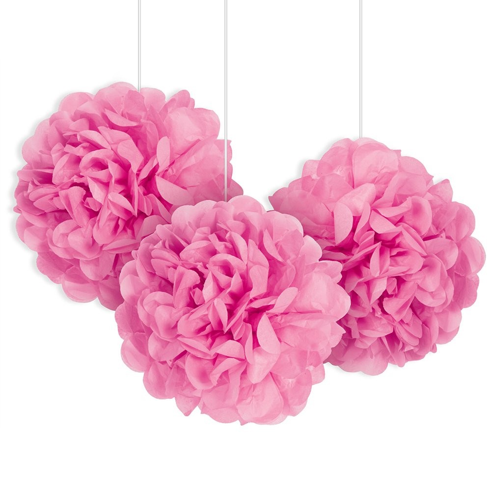 Unique Industries Party Decoration, 9″, Hot Pink