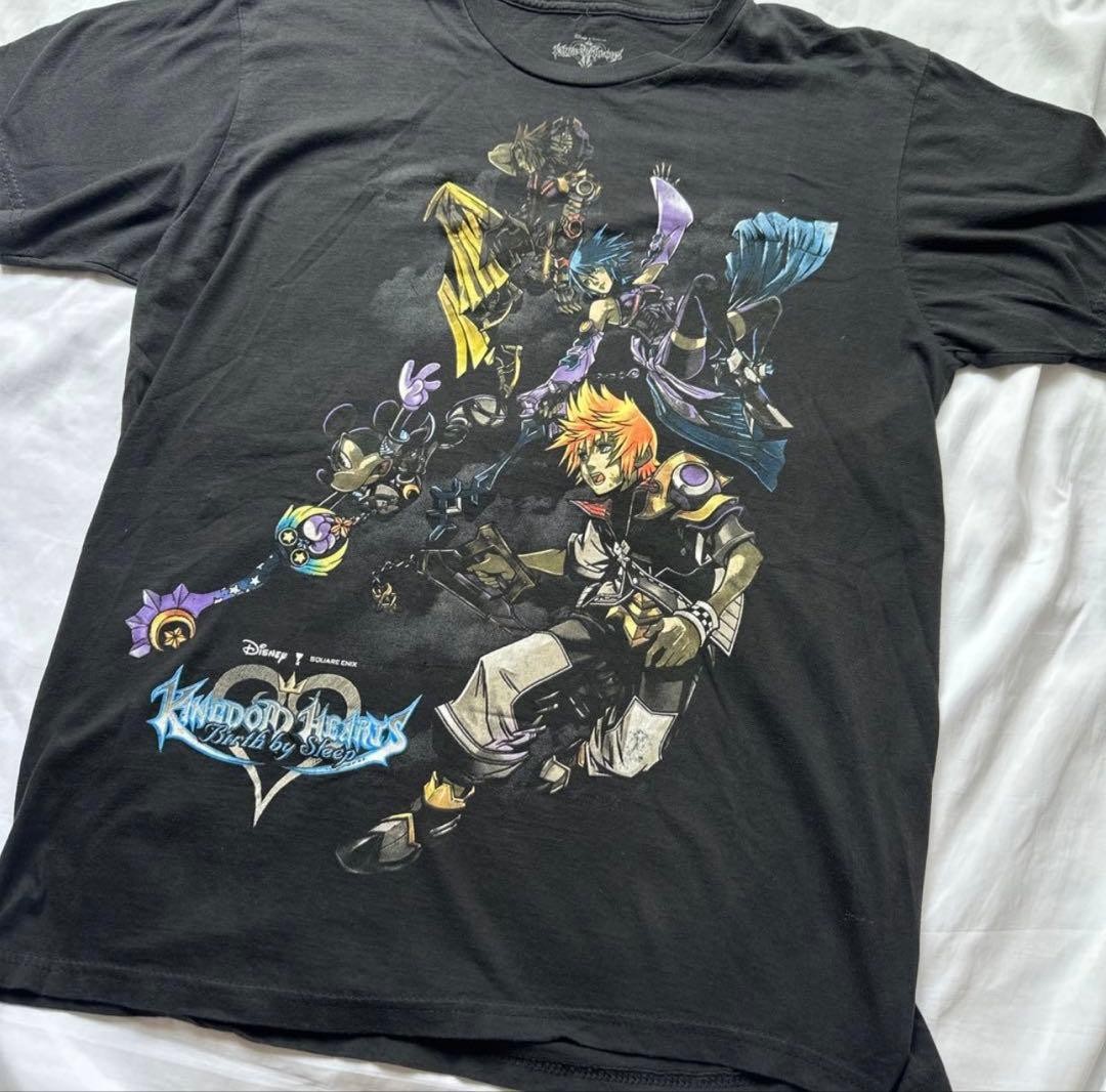 Rare [L] Kingdom Hearts By Sleep T-shirt Overseas Official