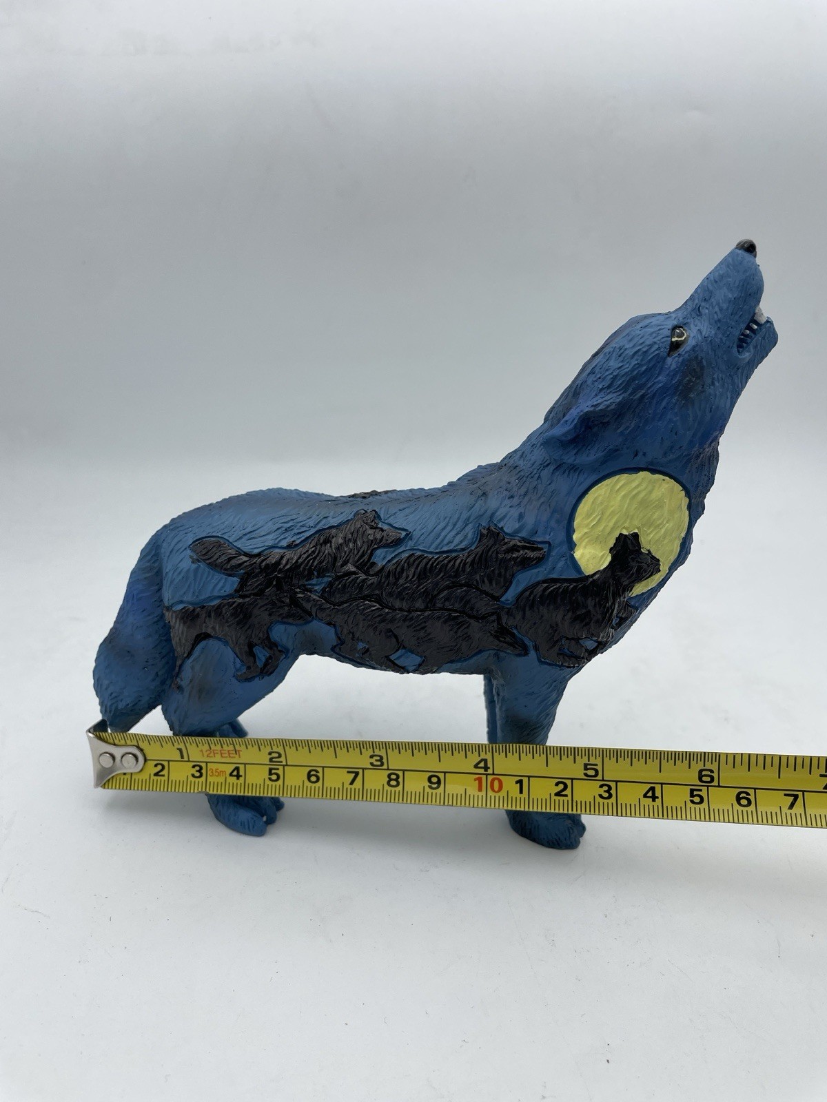 Pacific Giftware Wolf Spirit Night Rush Howling Wolf Collectible Figurine, 6.25L