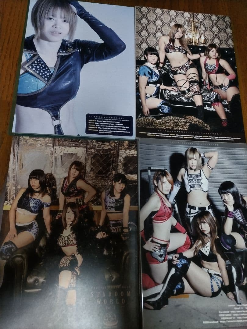 Kairi Hojo Autographed Stardom World Photo Book Set Vol1-4 Io Shirai Mayu Iwata