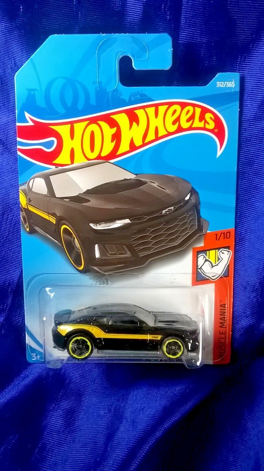 Hot Wheels 2017 Camaro ZL1 Black Muscle Mania #1/10 Die-Cast 1:64 Scale New