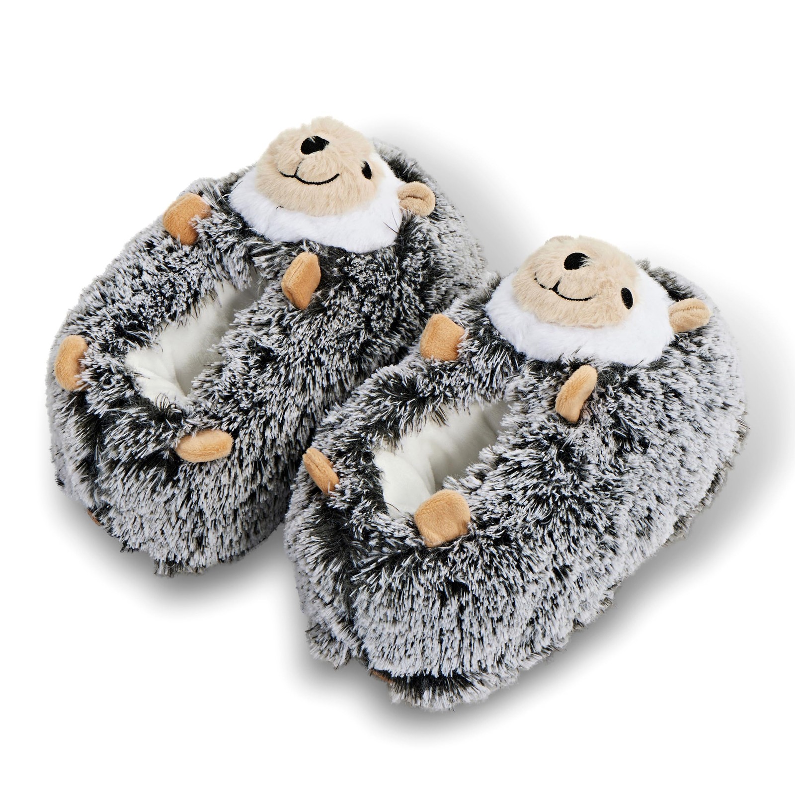OoohGeez! Kids Funny Fuzzy Animal Slippers Hedge Hugs Non-Slip Shoes 1-4