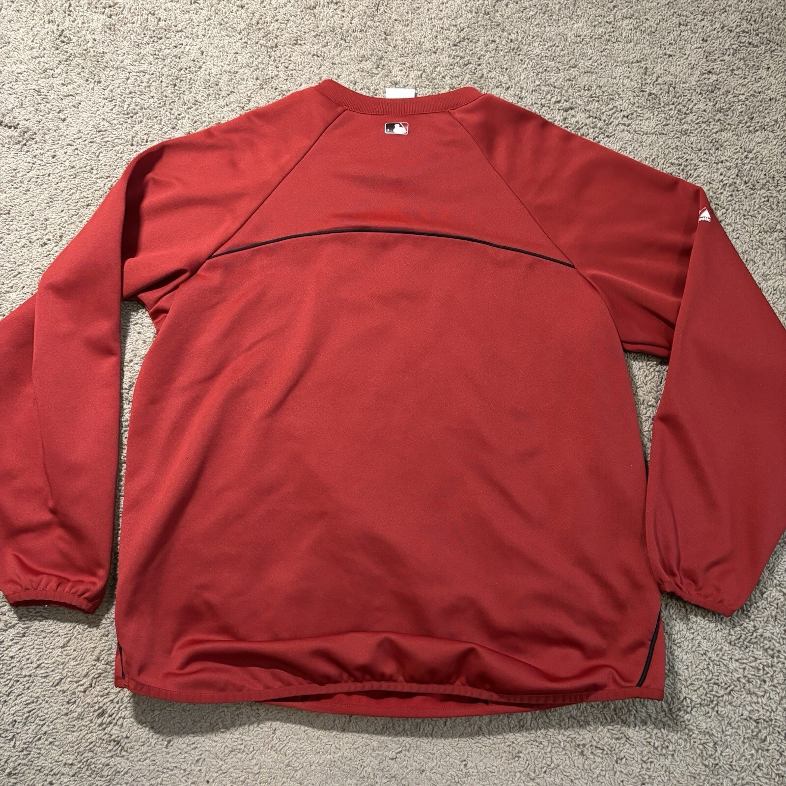 Vintage Arizona Diamondbacks Majestic Therma Base Pullover Sweatshirt Red Men XL