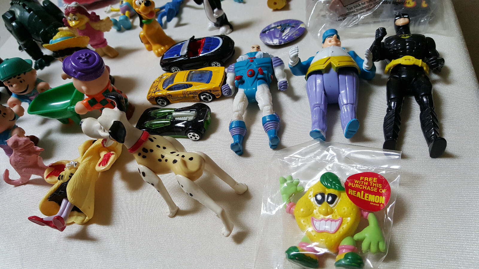 Lot of 40 Collectible Children’s Toys NIB & Used McDonalds, Disney, BK, Etc