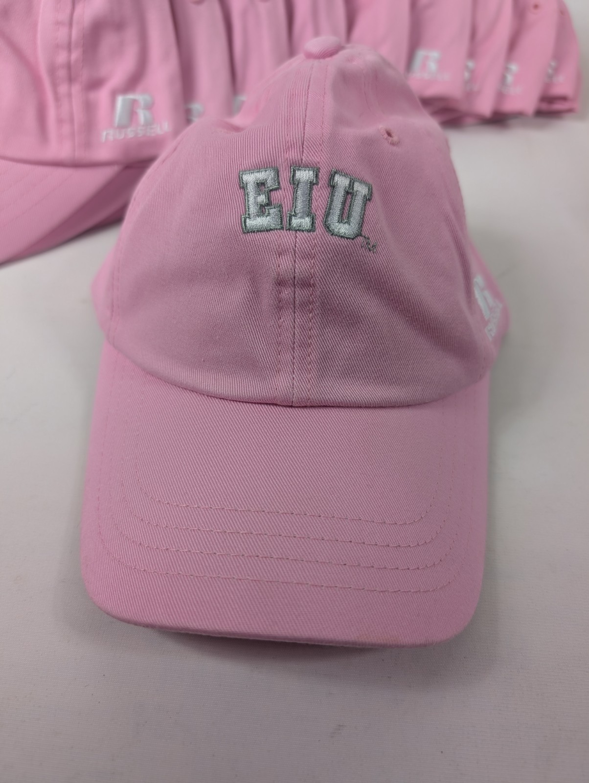 Wholesale Lot 11 Hats Russell E.I.U. Adjustable Strap Vintage Mid 2000’s New