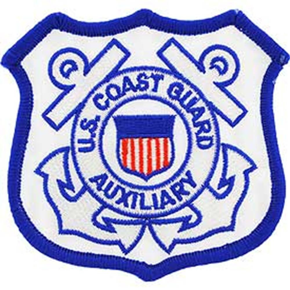 EagleEmblems PM0405 Patch-USCG,Auxiliary (3”)