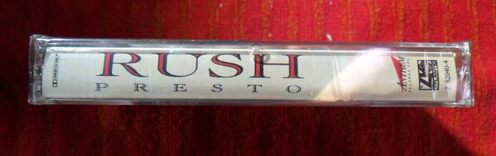 1989 RUSH – PRESTO – Original USA Issue ATLANTIC CASSETTE TAPE ~ SEALED MINT+NEW