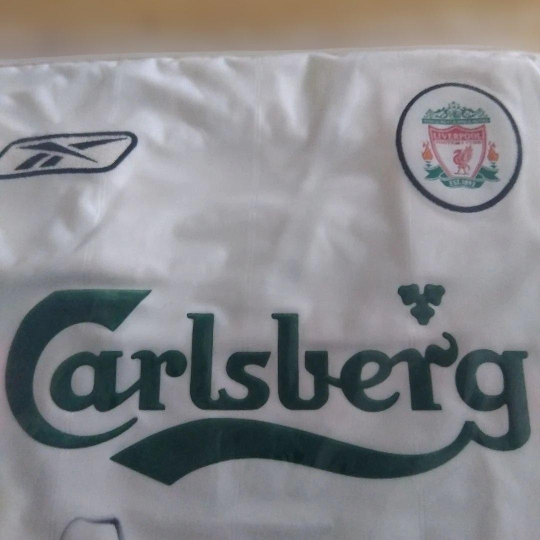 Liverpool FC Autographed White Jersey Garcia Quenevill M Reebok