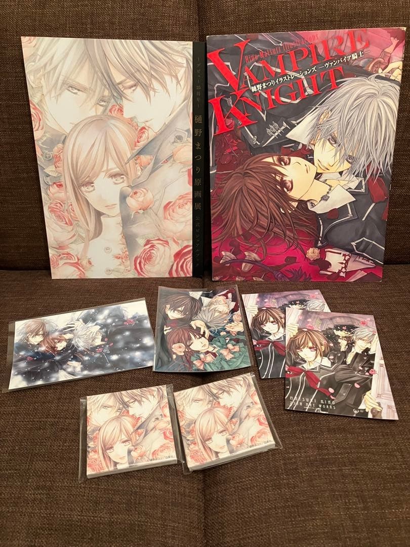 Vampire Knight 25th Anniv. Goods Set 31 Items Acrylic Hangers Cushion Blanket U