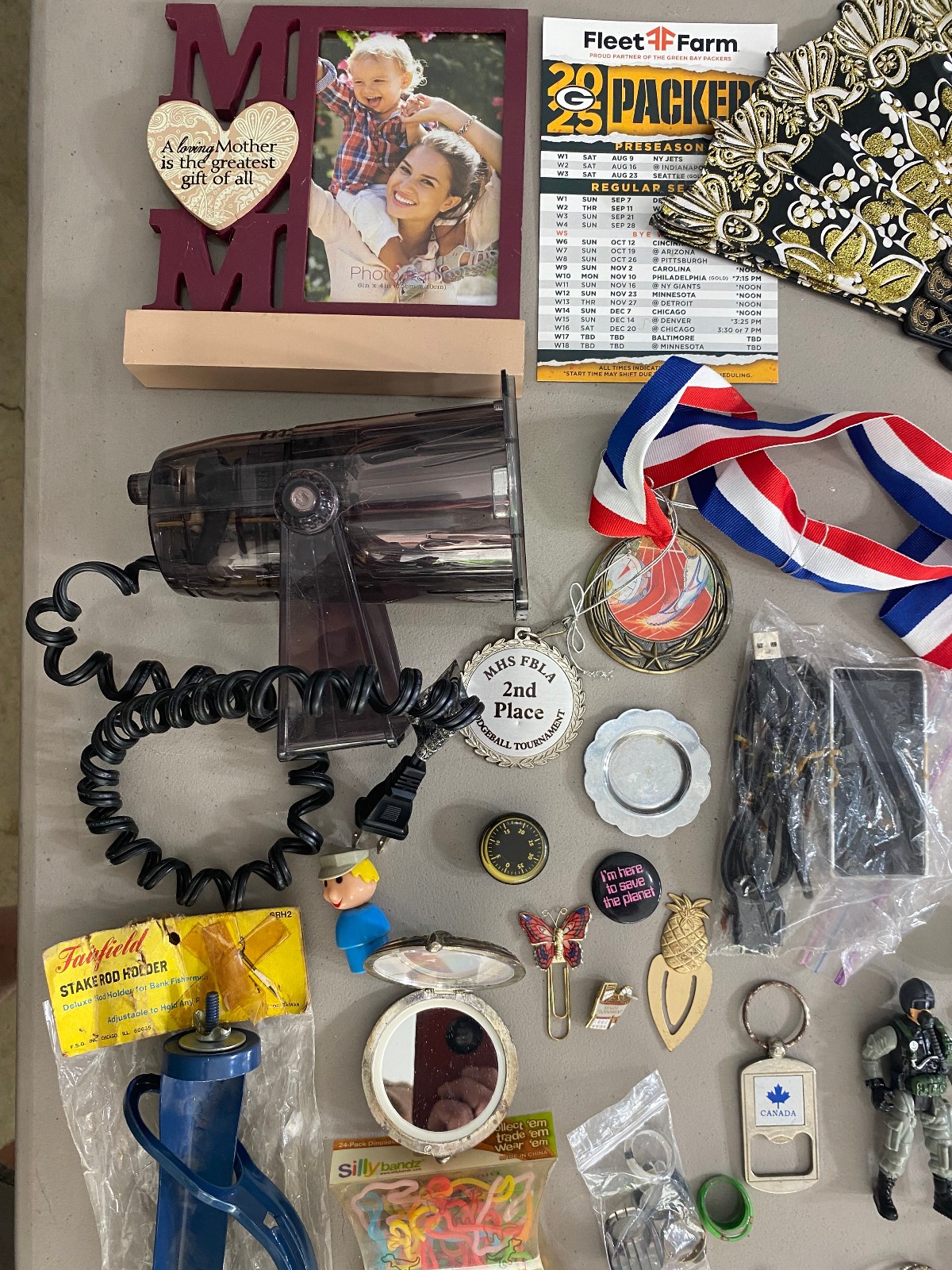 Huge Junk Drawer Lot Collection Toys Maps Coca Cola Random Items