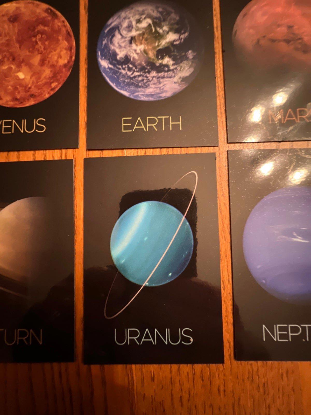 Solar System FRIDGE MAGNETS planets space educational Milky Way NASA photos