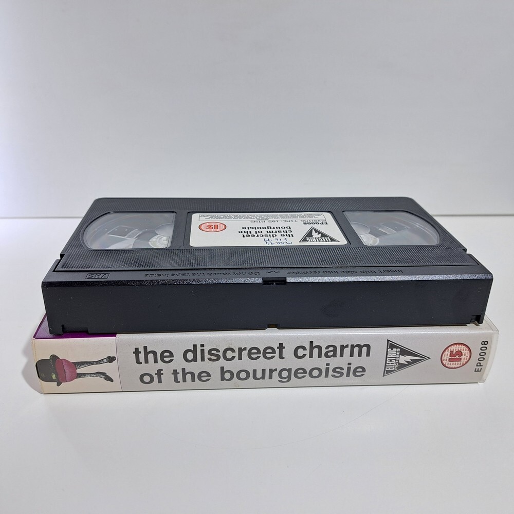COMEDY VHS TAPE Luis Buñuel’s The Discreet Charm of the Bourgeoisie 1972 PAL ZS