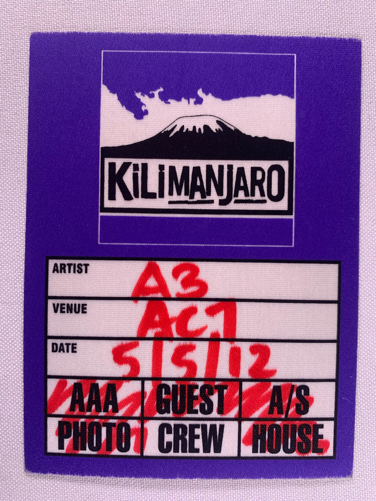 Alkaline Trio Pass Original Vintage Crew Academy Manchester University May 2012