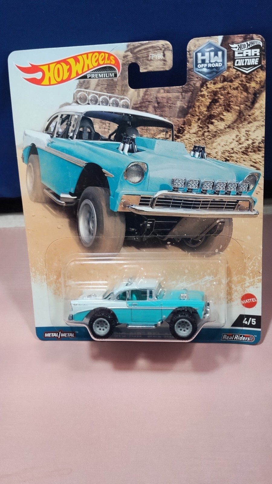 HOT WHEELS PREMIUM CAR CULTURE BIG-AIR BEL-AIR REAL RIDERS HW OFF ROAD #4/5