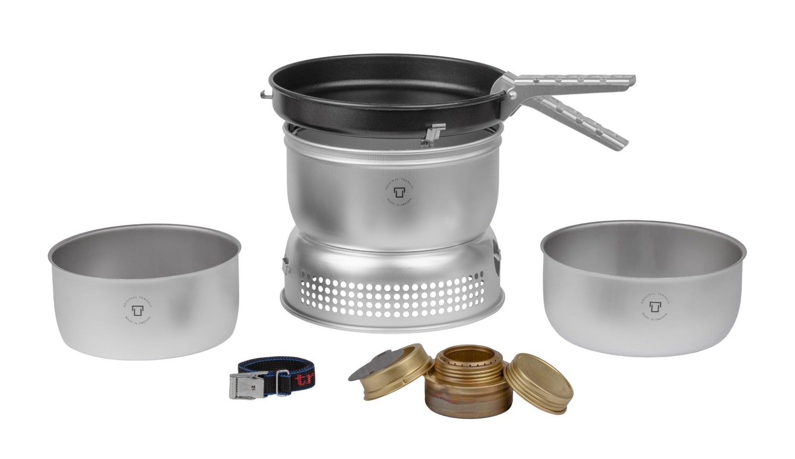 Trangia 25-21 Duossal 2.0 Camping Stove Kit with Stainless Steel Lined Pans