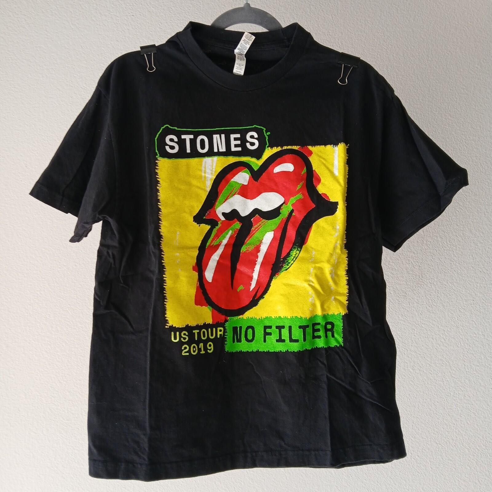 Rolling Stones 2019 NO FILTER US Tour T-Shirt – Alstyle Tag – Size L – 2-Sided