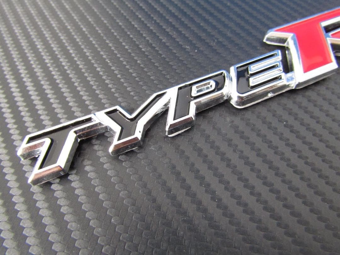 TYPE R ABS lightweight type uneven colored finish emblem new!