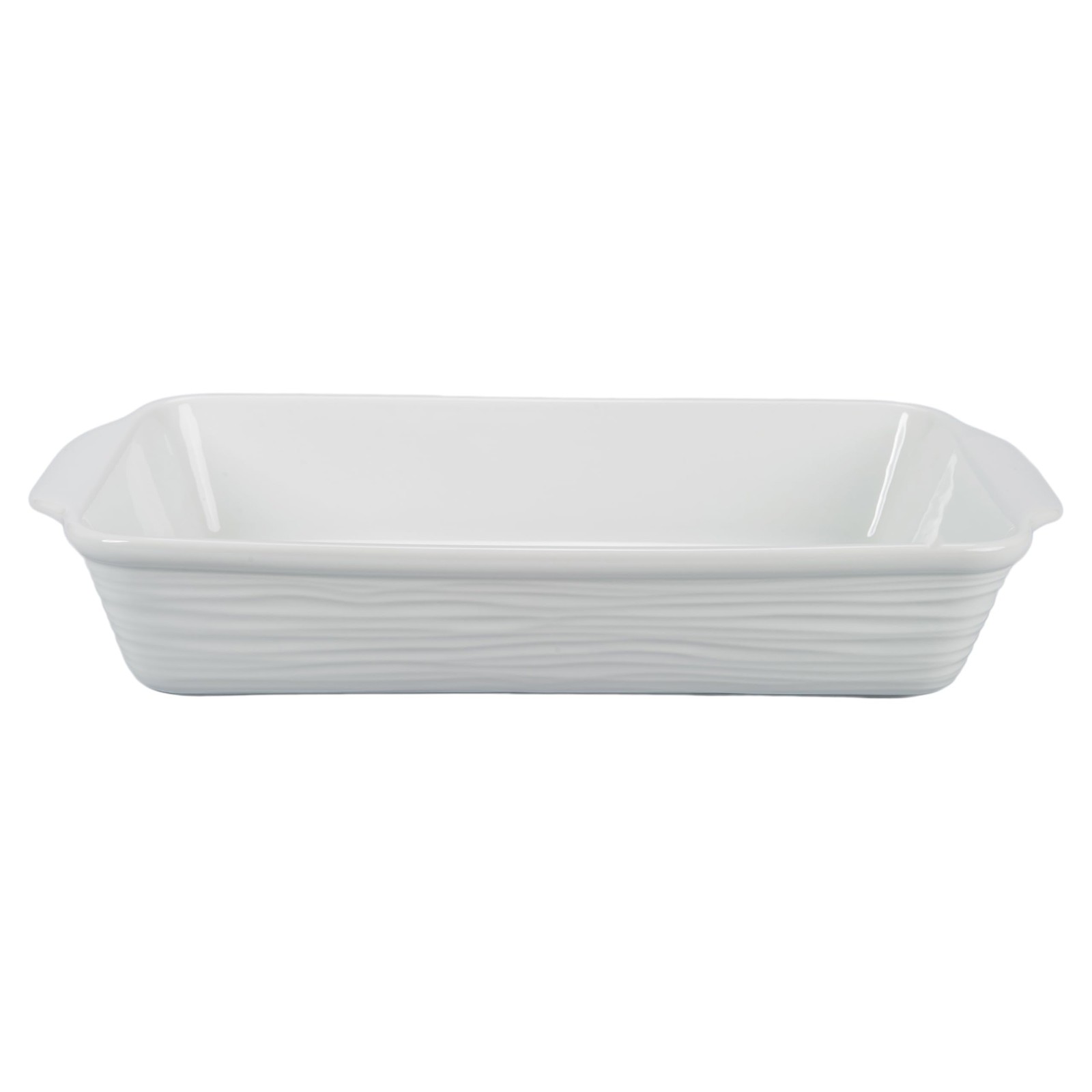 BIA Cordon Bleu Kalahari Porcelain Baker 16×8.5 3.75qt White