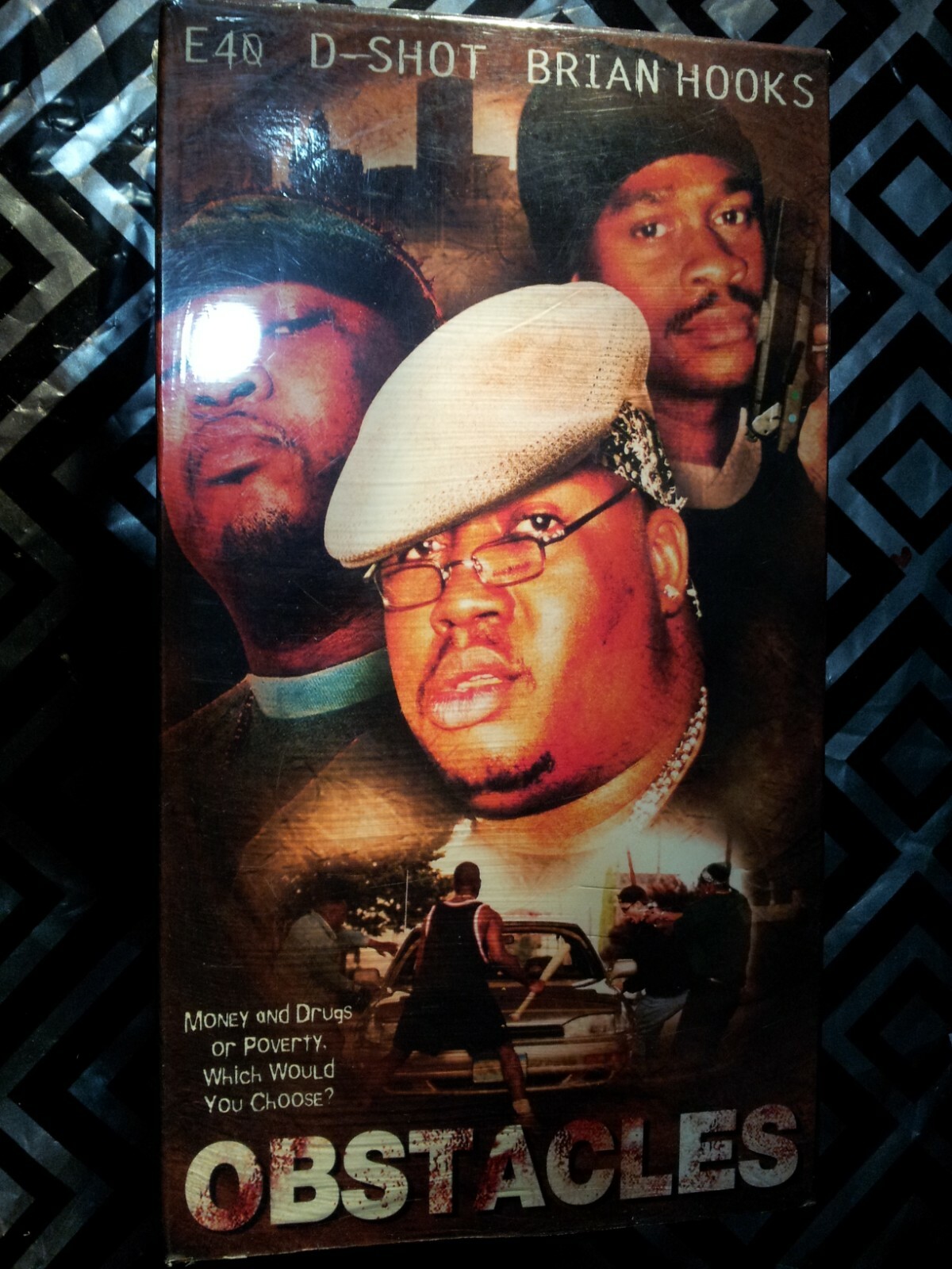 2003 OBSTACLES – RARE VHS TAPE – E40 DSHOT BRIAN HOOKS RAP