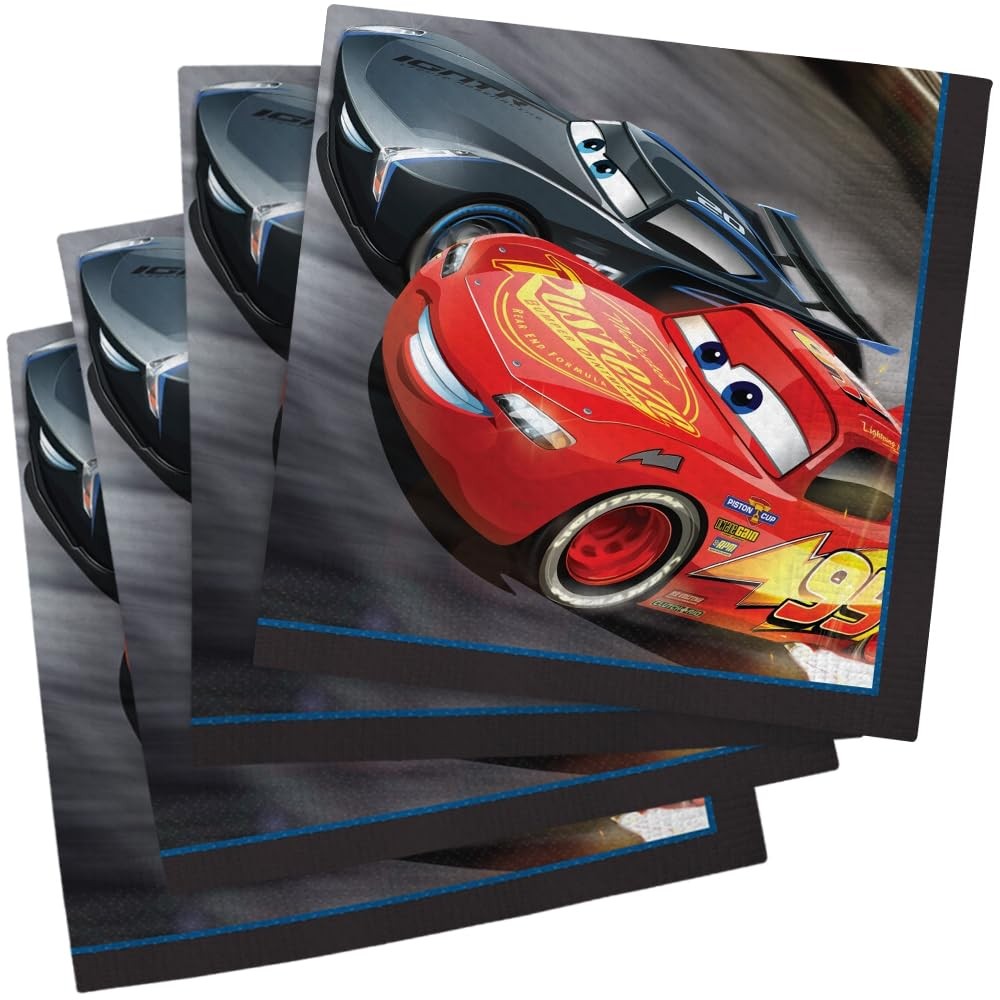 Unique 59922 Disney Cars 3 | Luncheon Napkins | 16ct