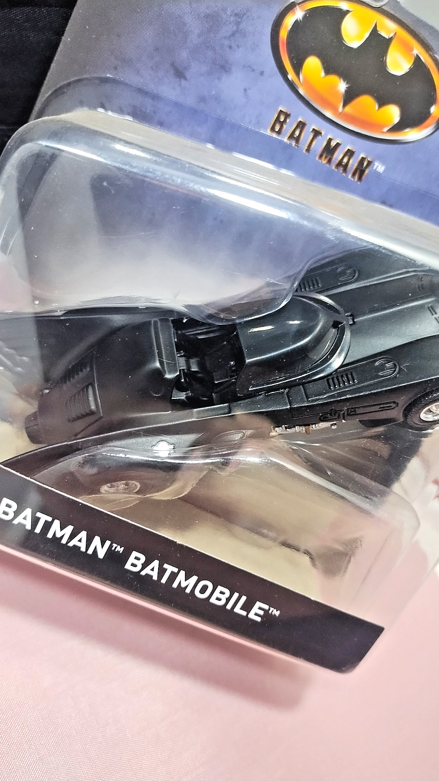 HOT WHEELS DC BATMAN BATMOBILE MATTE BLACK 1:50 SCALE OPEN ROOF RARE MUST SEE
