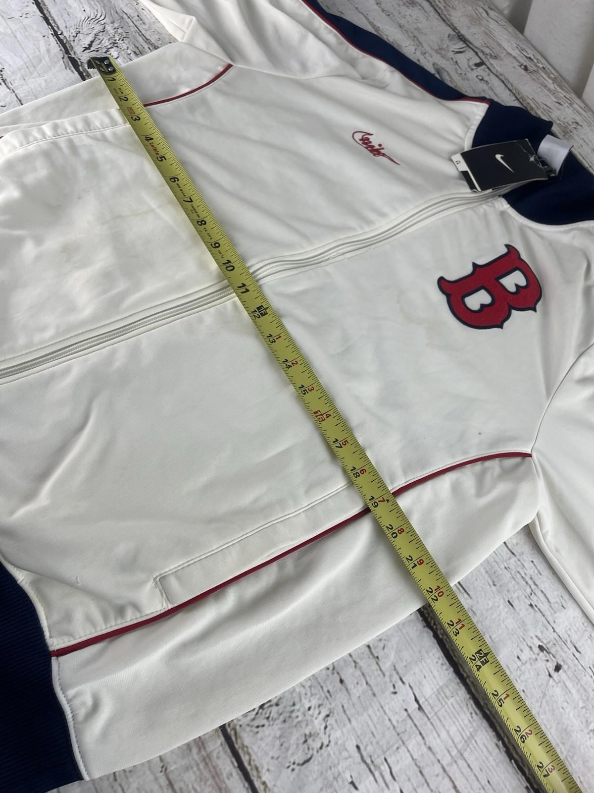 Vintage NWT Boston Red Sox Nike Authentic Zip L DEFECTs