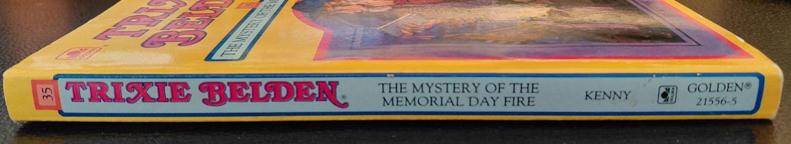 Trixie Belden MYSTERY OF THE MEMORIAL DAY FIRE (#35) by KATHRYN KENNY