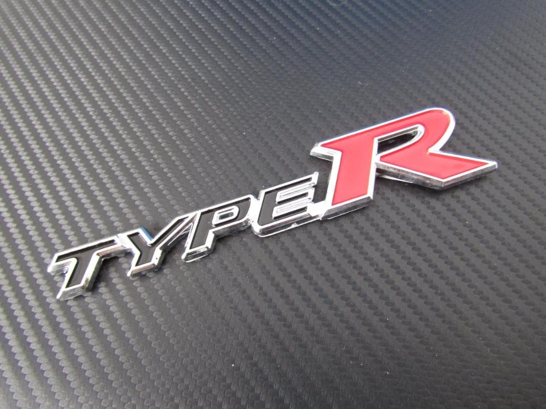 TYPE R ABS lightweight type uneven colored finish emblem new!