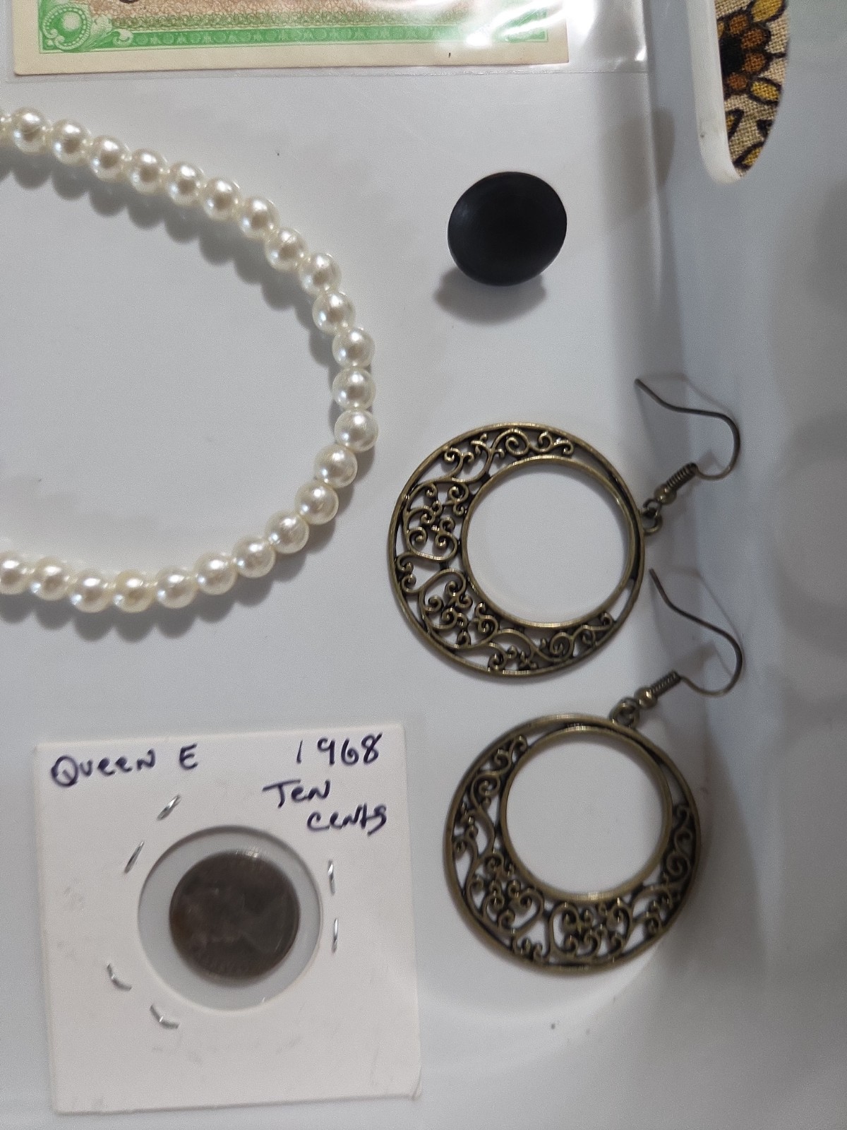 Vintage Junk Drawer With Silver