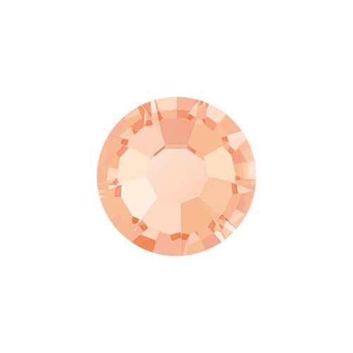 144pc SS20 Preciosa Maxima Flat Back Rhinestones, Crystal Apricot