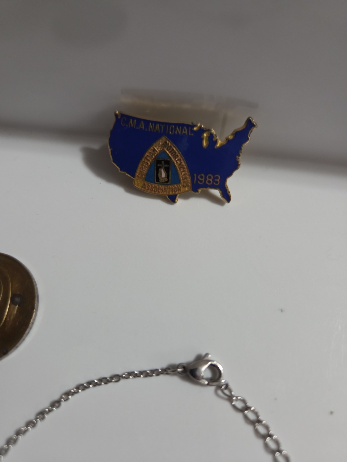 Vintage Junk Drawer With Silver And Gold