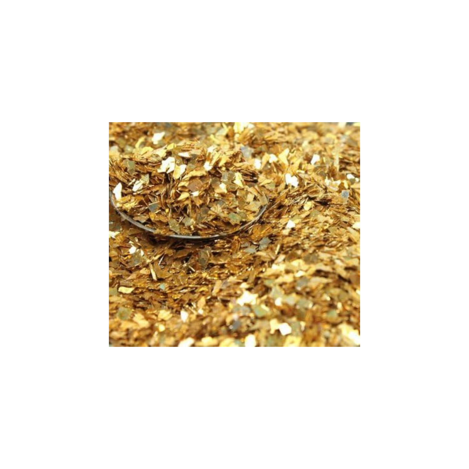 Meyer Imports Gold Crushed Glass Glitter 1oz for Resin & Crafts