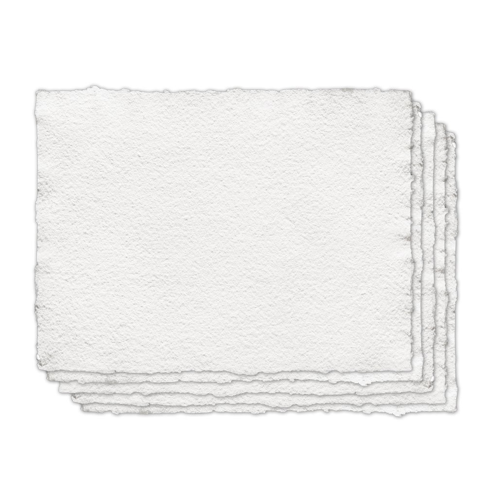Indigo Artpapers 18×24 Cotton Handmade Paper 200 GSM Mixed Media 5 Sheets